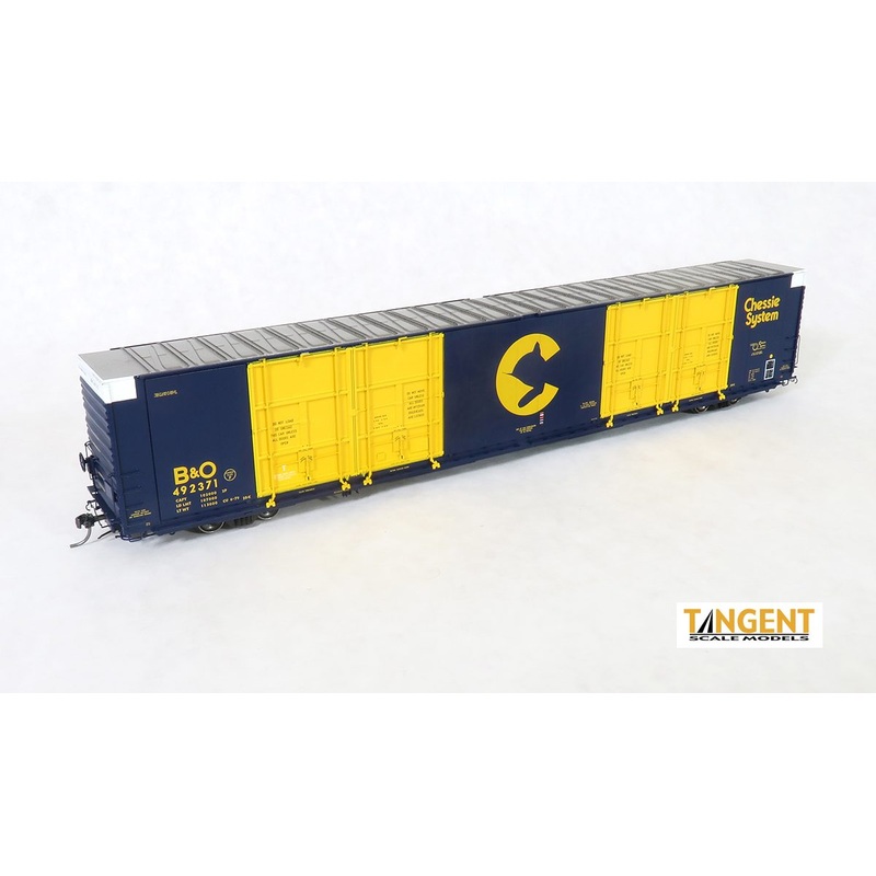 Tangent Scale Models 25510-04 HO Scale 86' Auto Parts Boxcar Chessie System B&O 492383