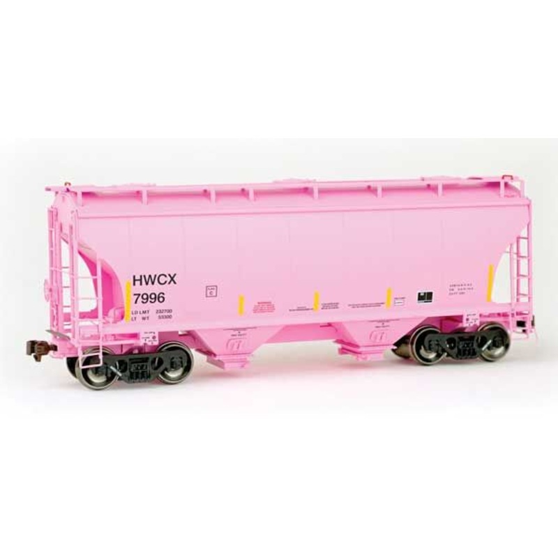 American Limited Models 2033 HO Scale Trinity 3281 2-Bay Covered Hopper Halliburton HWCX 7996