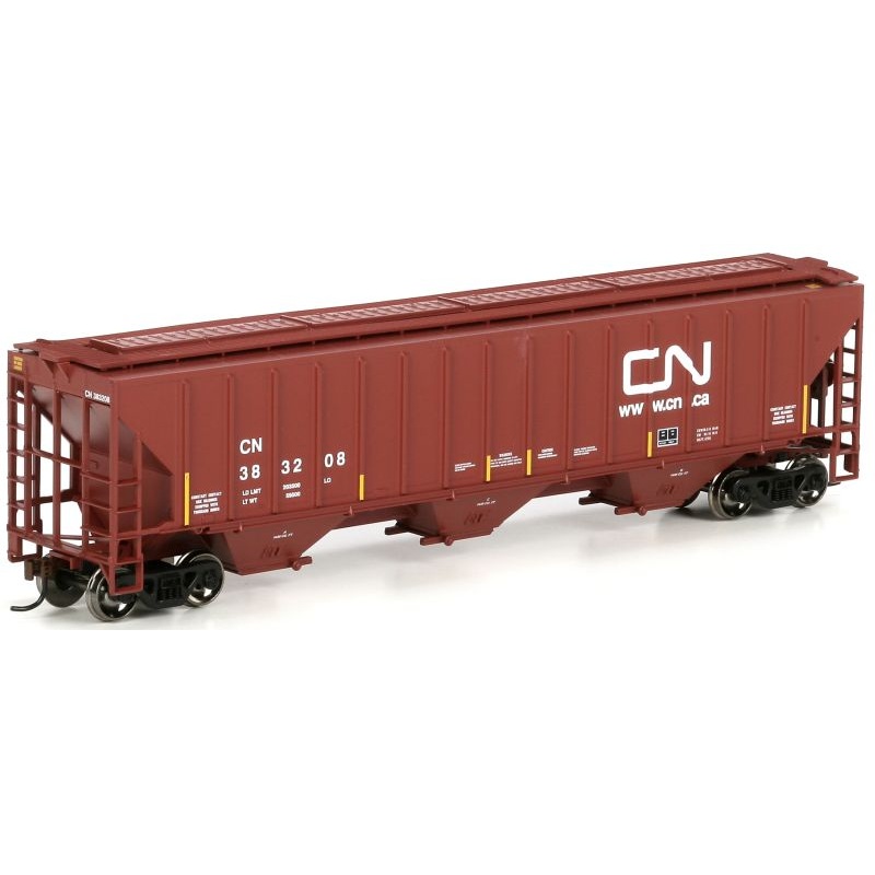 Athearn 72378 HO Scale PS 4740 Covered Hopper Canadian National CN 384006 -  NOS