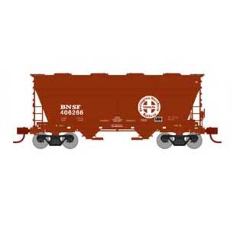 Athearn 93982 HO Scale ACF 2970 Covered Hopper BNSF 406266