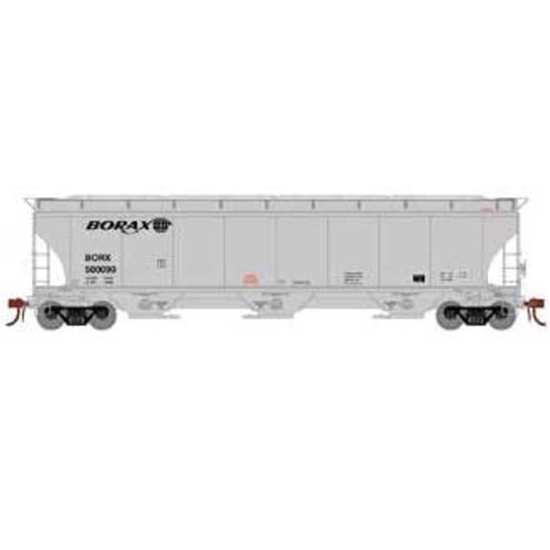 Athearn Genesis G90011 HO Scale Trinity 3 Bay Covered Hopper Borax BORX 500099