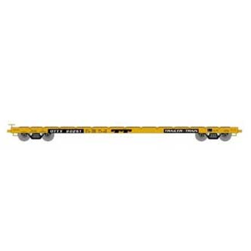 Athearn HO Scale 97066 60' Flatcar Trailer Train "Yellow" OTTX 90251