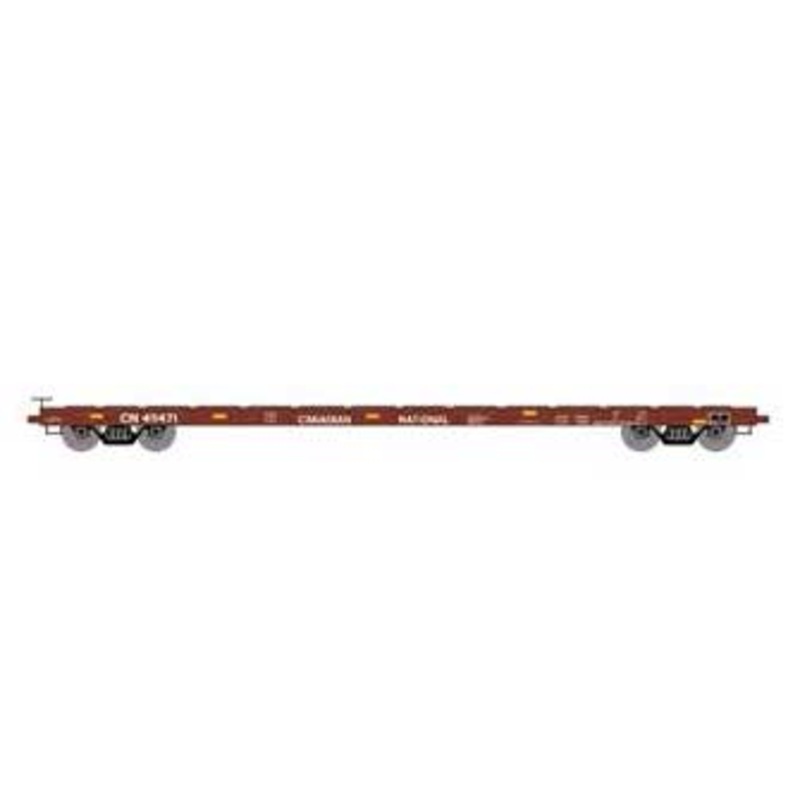 Athearn HO Scale 97072 60' Flatcar Canadian National CN 49471