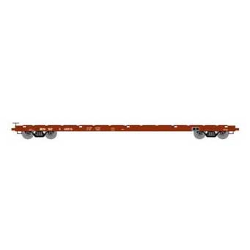 Athearn HO Scale 97082 60' Flatcar BNSF 848916