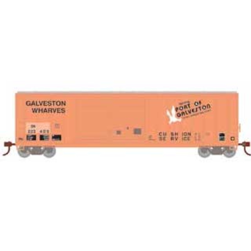 Athearn HO Scale 98502 50' FMC Offset Double Door Boxcar Ex-GW Burlington Northern BN 223489