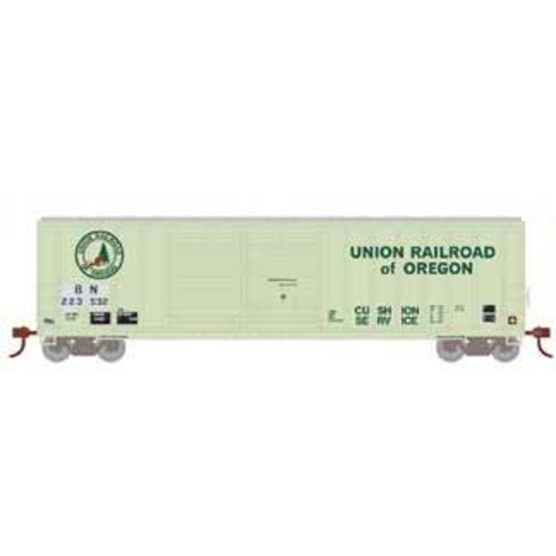 Athearn HO Scale 98504 50' FMC Offset Double Door Boxcar Ex-UofO Burlington Northern BN 223532