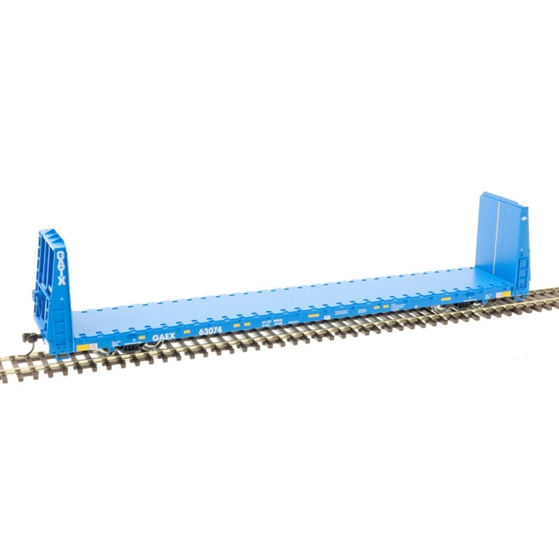Atlas Trainman 20006454 HO Scale 62' Bulkhead Flatcar General American GATX 63081