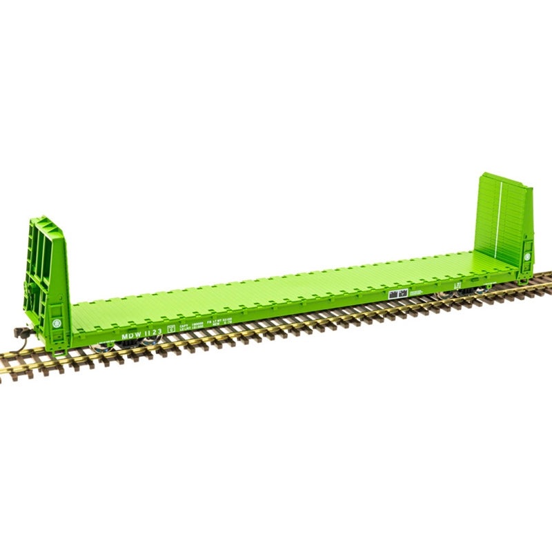 Atlas Trainman 20006458 HO Scale 62' Bulkhead Flatcar Boise Cascade MDW 1192