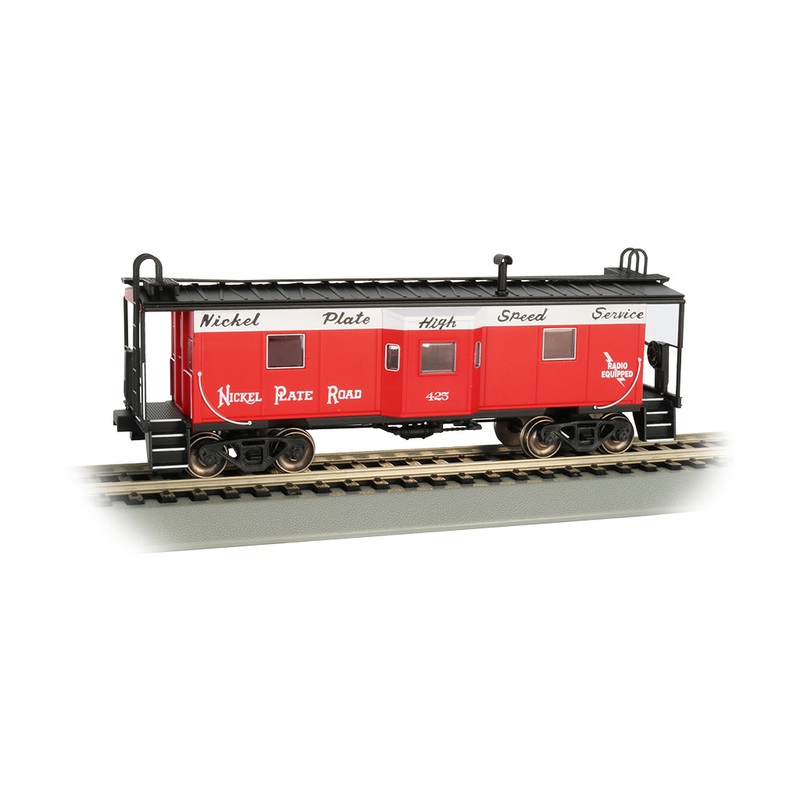 Bachmann 73202 HO Scale Bay Window Caboose Nickel Plate Road NKP 425