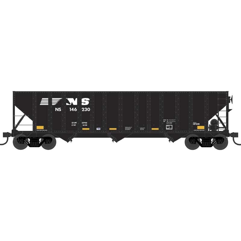 Bowser 43210 HO Scale 100 Ton 3-Bay "HP30R" Hopper Norfolk Southern NS 146230