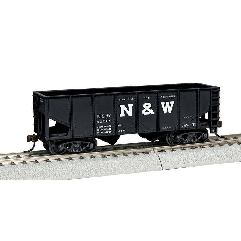 Lionel 1954030 HO Scale 2-Bay Open Hopper Norfolk & Western N&W 95338