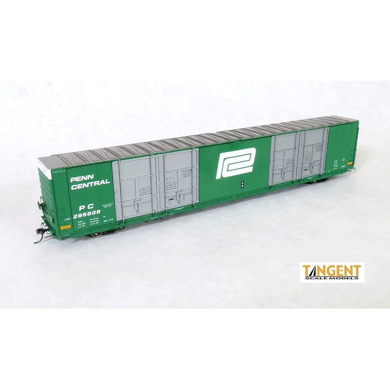 Tangent Scale Models 25513-08 HO Scale 86' Quad Door Auto Parts X-60-R Boxcar Penn Central PC 295622