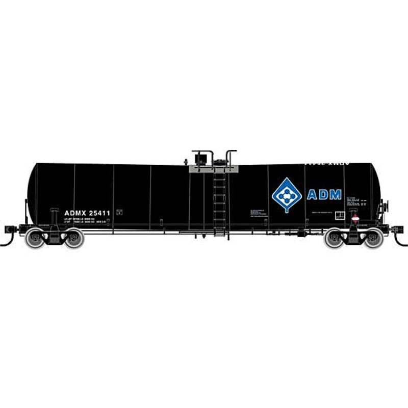 Walthers 910-1251 HO Scale Trinity 25,000 Gal Tank Car Archer Daniels Midland ADMX 25411
