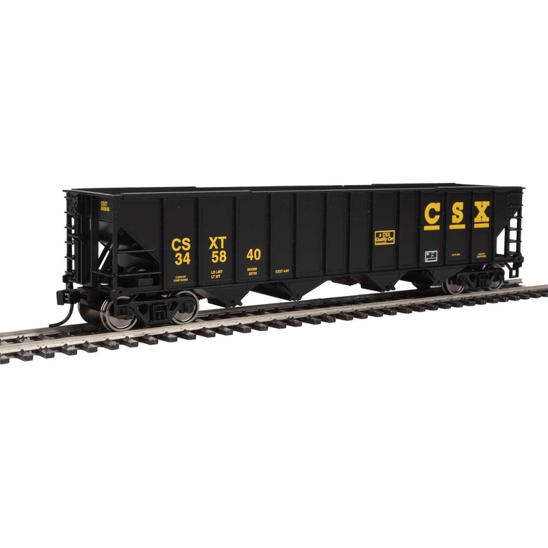 Walthers 910-1987 HO Scale 4 Bay 100 Ton Hopper CSX 345840