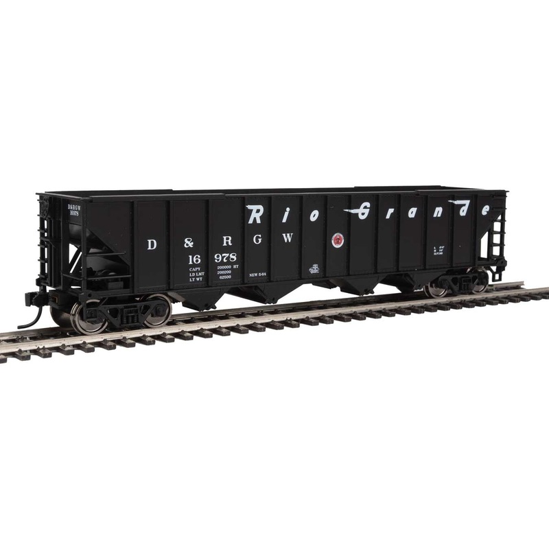 Walthers 910-1991 HO Scale 4 Bay 100 Ton Hopper Rio Grande D&RGW 16978