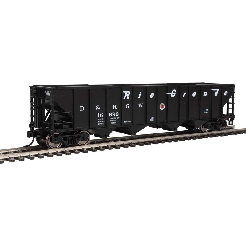 Walthers 910-1994 HO Scale 4 Bay 100 Ton Hopper Rio Grande D&RGW 16996