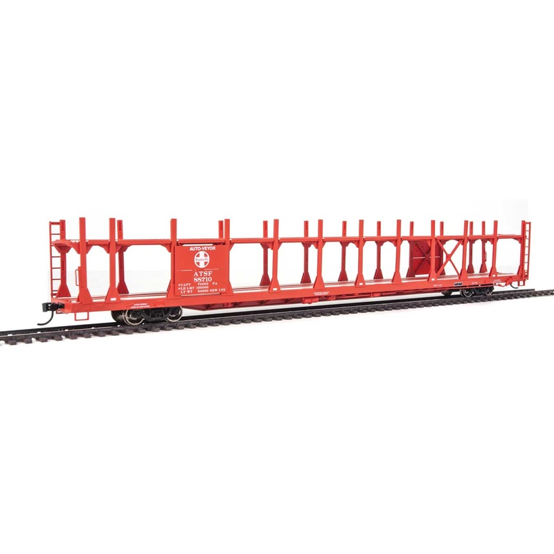 Walthers 910-8002 HO Scale Bi- Level Open Auto Carrier Santa Fe ATSF 88710