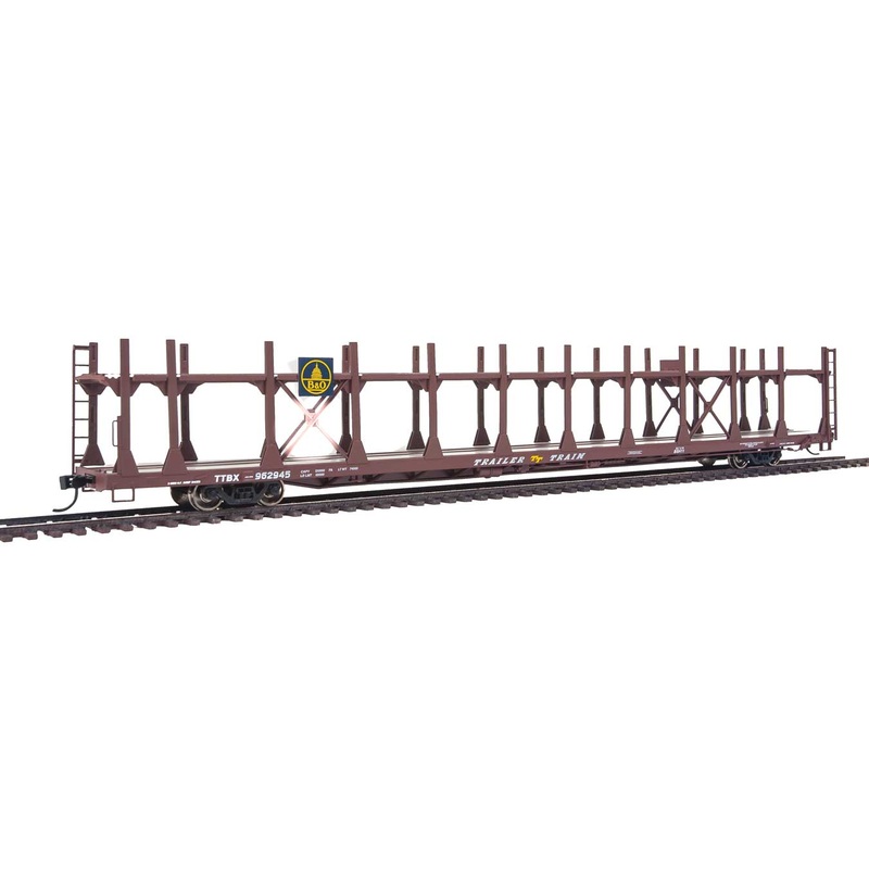 Walthers 910-8007 HO Scale Bi- Level Open Auto Carrier Baltimore & Ohio B&O 962945