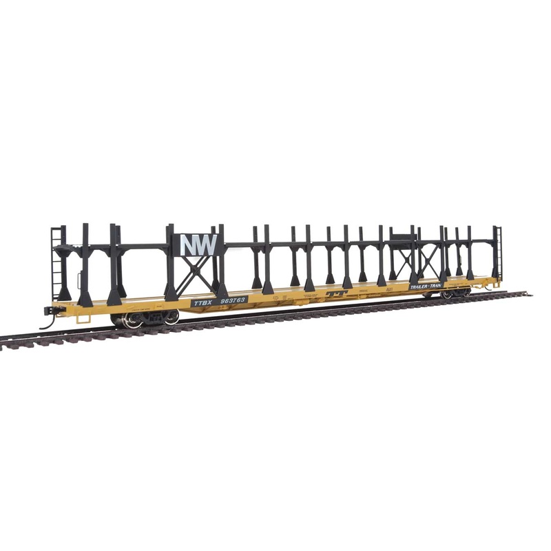 Walthers 910-8014 HO Scale Bi- Level Open Auto Carrier Norfolk & Western N&W TTBX 963763