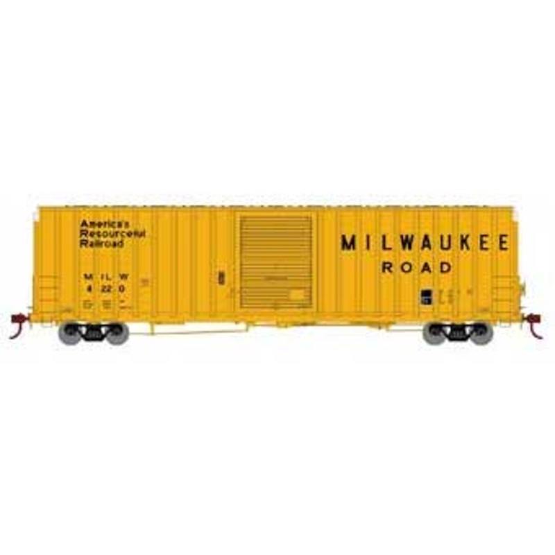 Athearn 16116 HO Scale FMC 60' Double Door Hi-Cube Boxcar Milwaukee Road MILW 4220