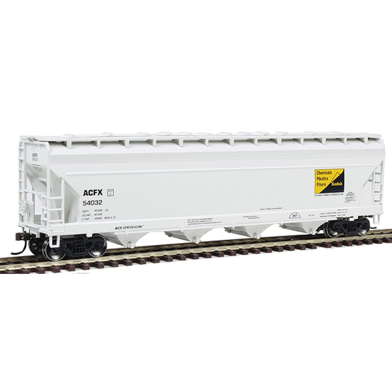 Athearn 7209 HO Scale ACF Covered Hopper Kodak ACFX 54032 - USED