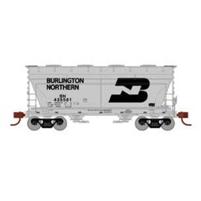Athearn 81060 HO Scale ACF 2970 2 Bay Covered Hopper Burlington Northern BN 435581