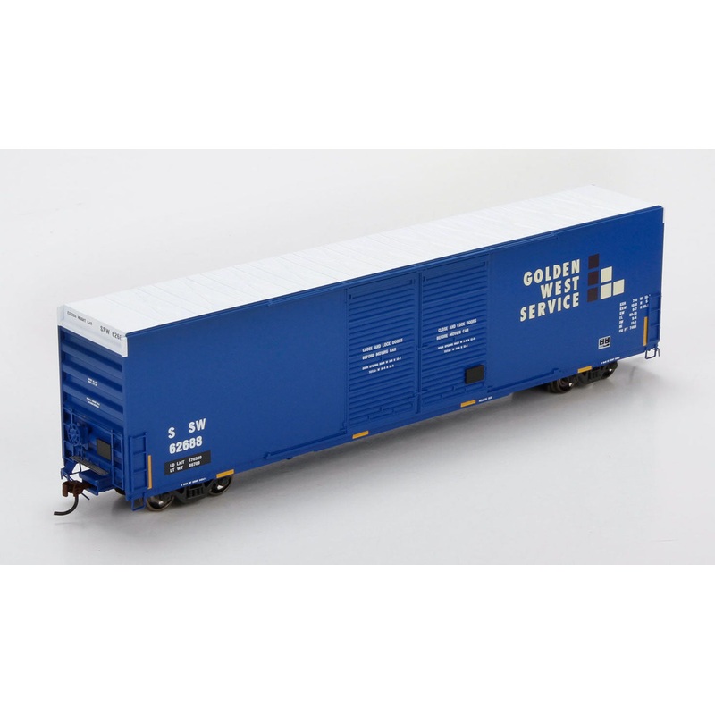 Athearn 87179 HO Scale FMC 60' Hi-Cube Boxcar Cotton Belt Ex GWS SSW 62688 - USED