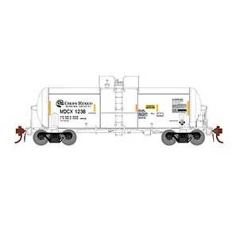 Athearn Genesis G25748 HO Scale 13,000 Gallon Acid Tank Car Grupo Mexico MDCX 1238