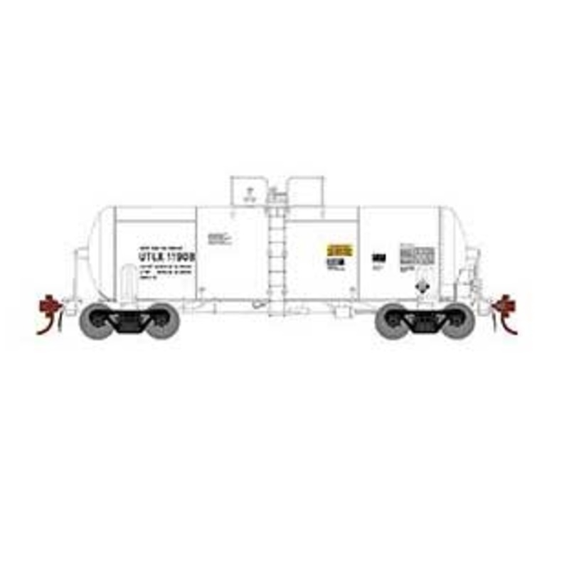Athearn Genesis G25769 HO Scale 13,000 Gallon Acid Tank Car "White" UTLX 11908