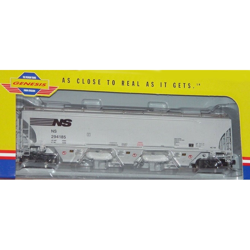 Athearn Genesis G4267 HO Scale Trinity 5161 Covered Hopper Norfolk Southern NS 294185 - USED