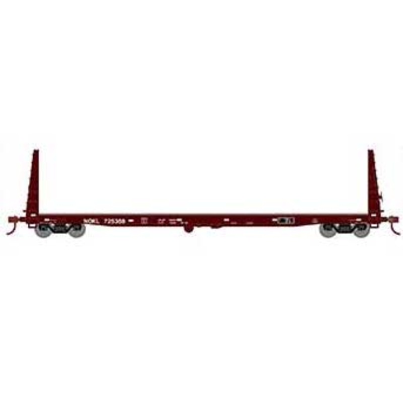 Athearn HO Scale 17228 60' Bulkhead Flatcar NOKL 725388