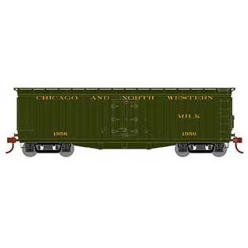 Athearn HO Scale 84709 40' Pfaudler Milk Car Chicago & North Western C&NW 1956