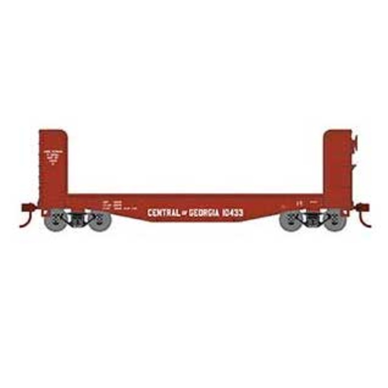 Roundhouse 81479 HO Scale 40' Pulpwood Flatcar Central of Georgia CG 10433