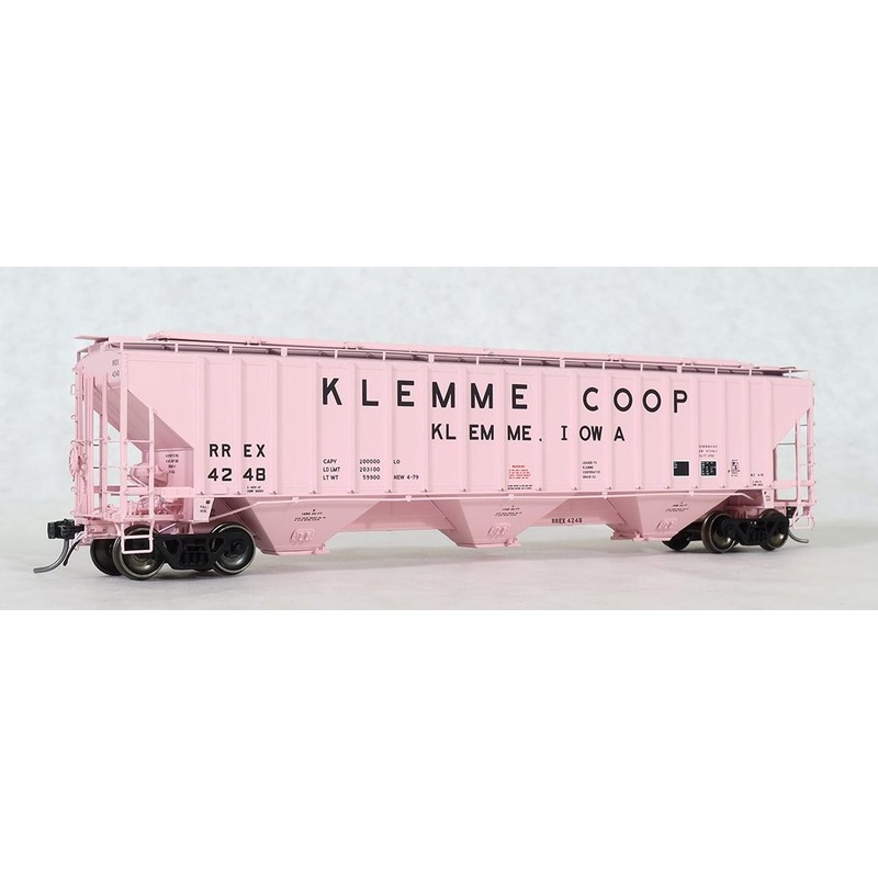 Tangent Scale Models 20057 PS 4750 Covered Hopper "Klemme Coop Iowa" RREX #'s Vary