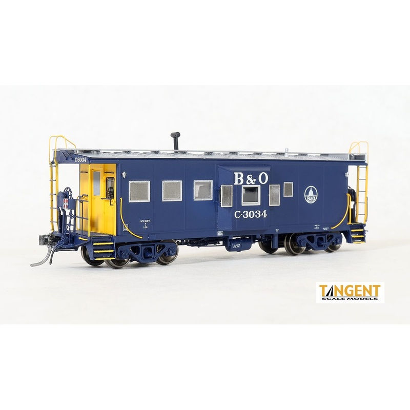 Tangent Scale Models 60021 HO Scale ICC B&O I-18 Caboose Baltimore & Ohio (1965+ Era) B&O