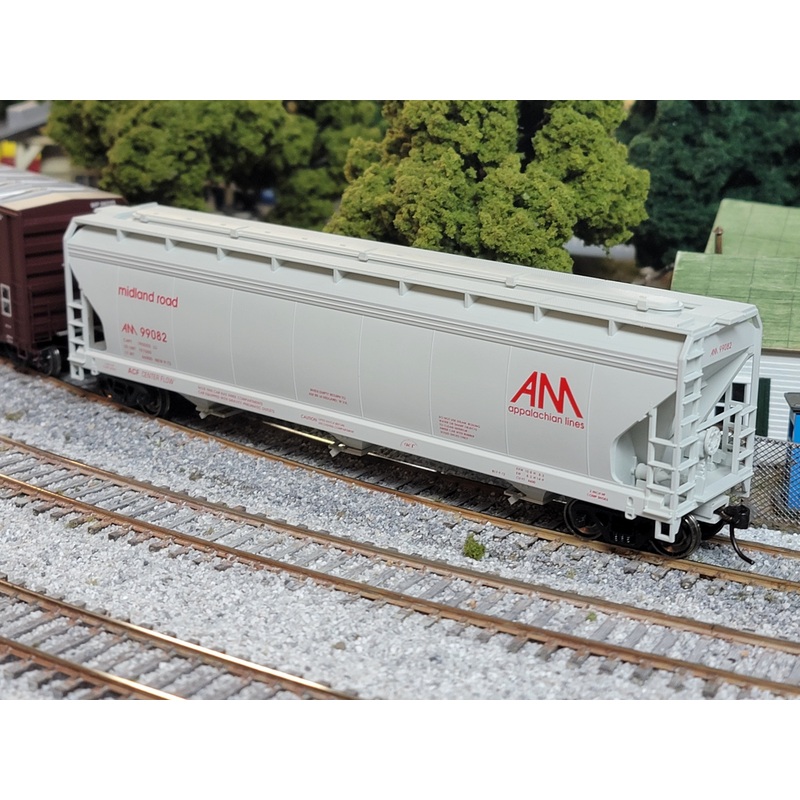Three Notch Rail HO Scale ACF Covered Hopper Allegheny Midland AM 2022 Release Kit #'s Vary