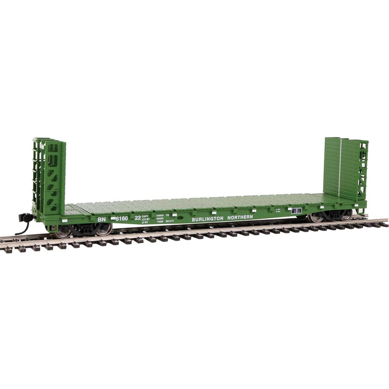Walthers 910-5906 HO GSC Bulkhead Flatcar Burlington Northern BN 616047