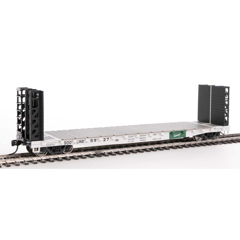 Walthers 910-5914 HO GSC Bulkhead Flatcar SOO Line 5927