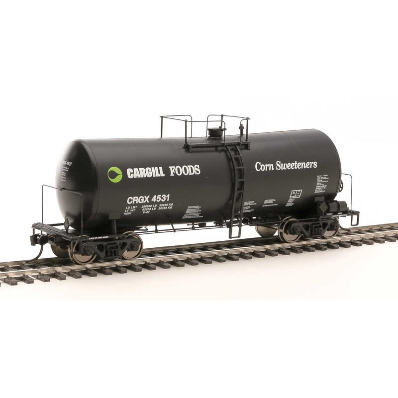 Walthers 920-100146 HO Scale 16,000 Gallon Funnel Flow Tank Car Cargill Corn Sweetener CRGX 4531