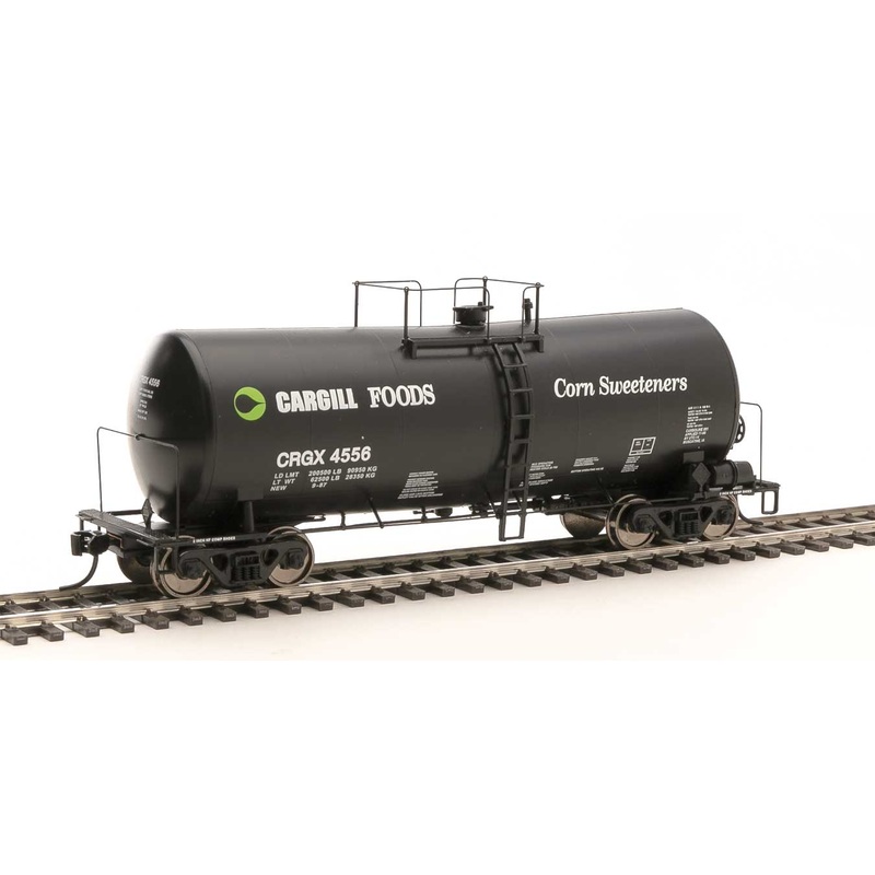 Walthers 920-100147 HO Scale 16,000 Gallon Funnel Flow Tank Car Cargill Corn Sweetener CRGX 4556