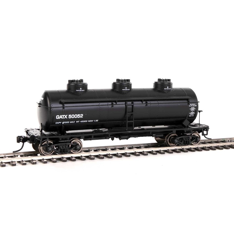 Walthers Mainline 910-1133 HO Scale 3 Dome Tank Car GATX 50052