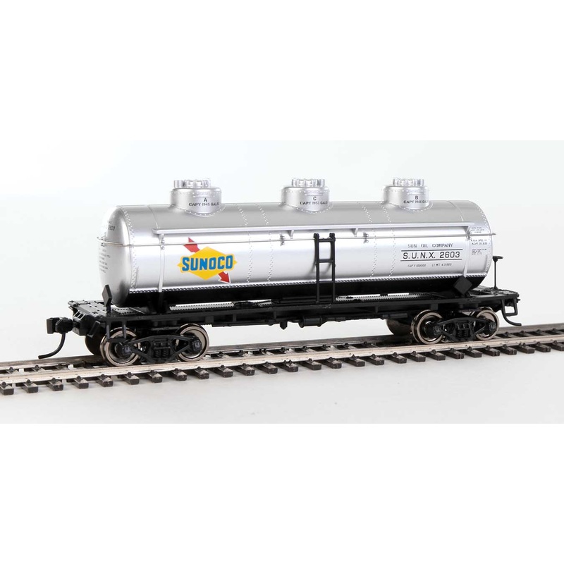 Walthers Mainline 910-1140 HO Scale 3 Dome Tank Car Sunoco SUNX 2603