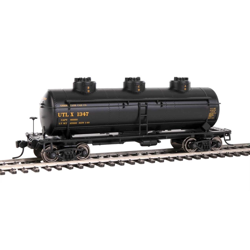Walthers Mainline 910-1144 HO Scale 3 Dome Tank Car UTLX 1347