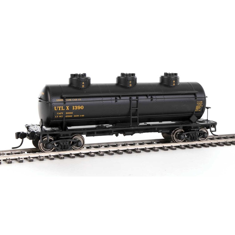 Walthers Mainline 910-1145 HO Scale 3 Dome Tank Car UTLX 1390