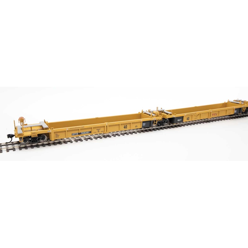 Walthers Mainline 910-55650 HO Scale 5-Unit Rebuilt 40' Well Car TTX DTTX 748281