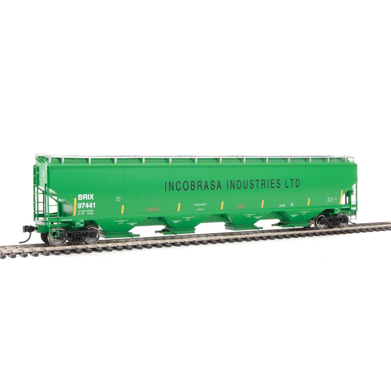 Walthers Proto 920-105855 HO Scale 67' Trinity 6351 4 Bay Hopper Incobrasa Industries BRIX 97441