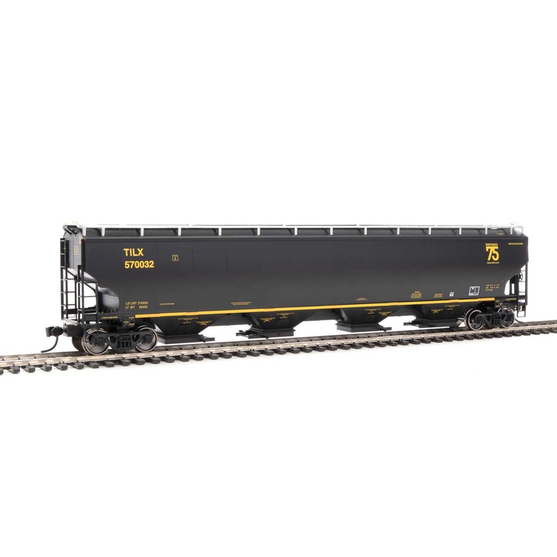 Walthers Proto 920-105859 HO Scale 67' Trinity 6351 4 Bay Hopper "Trinity 75th" TILX 570032