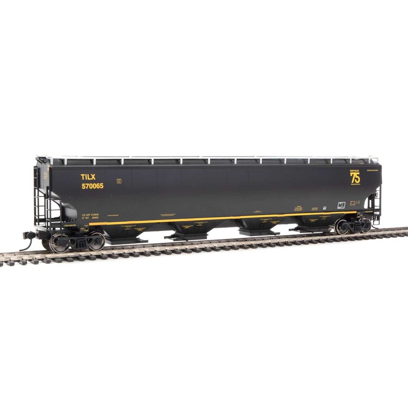 Walthers Proto 920-105862 HO Scale 67' Trinity 6351 4 Bay Hopper "Trinity 75th" TILX 570065