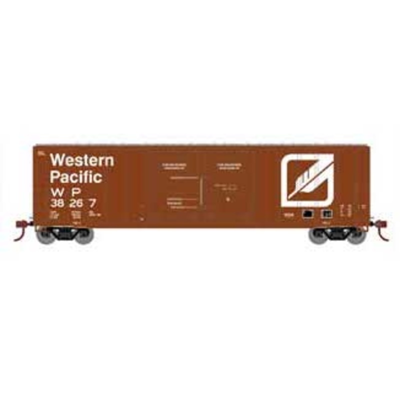 Athearn 15879 HO Scale FMC 5077 Double Door Boxcar Western Pacific WP 38267