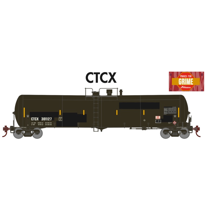 Athearn 29933 HO Scale 30,000 Gallon Ethanol Tank Car CTCX 3 Pack #1